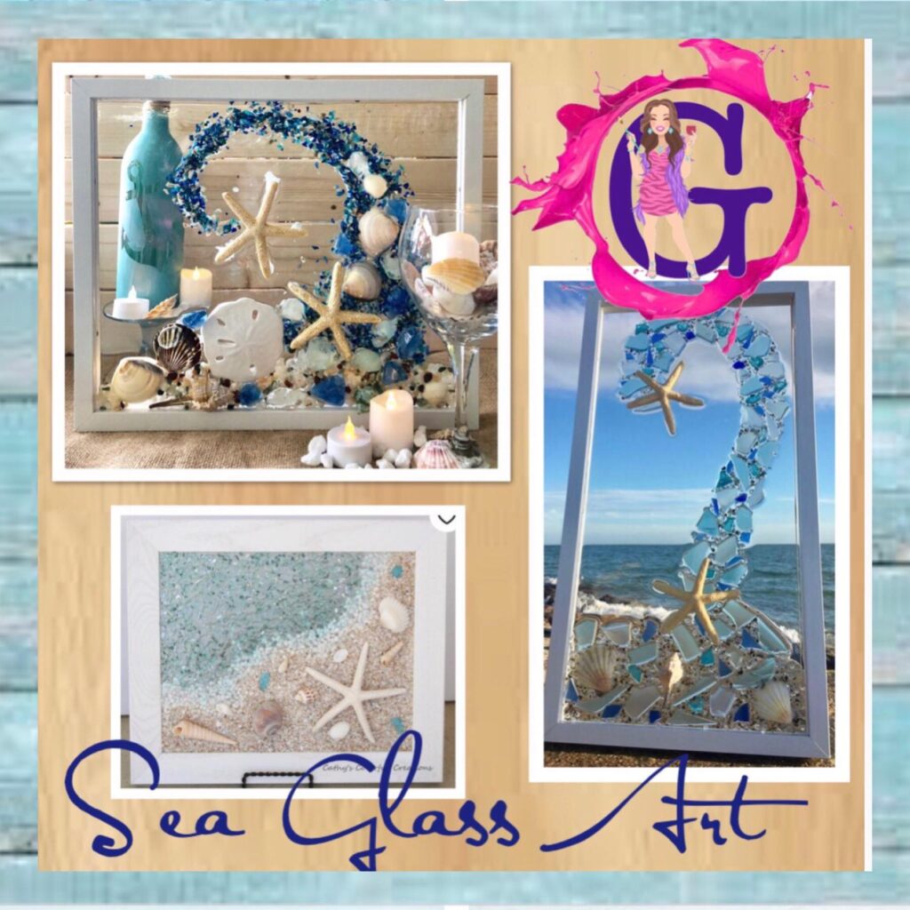 Sea Glass/Resin Art IN STUDIO Class Generations Boutique & Art Studio