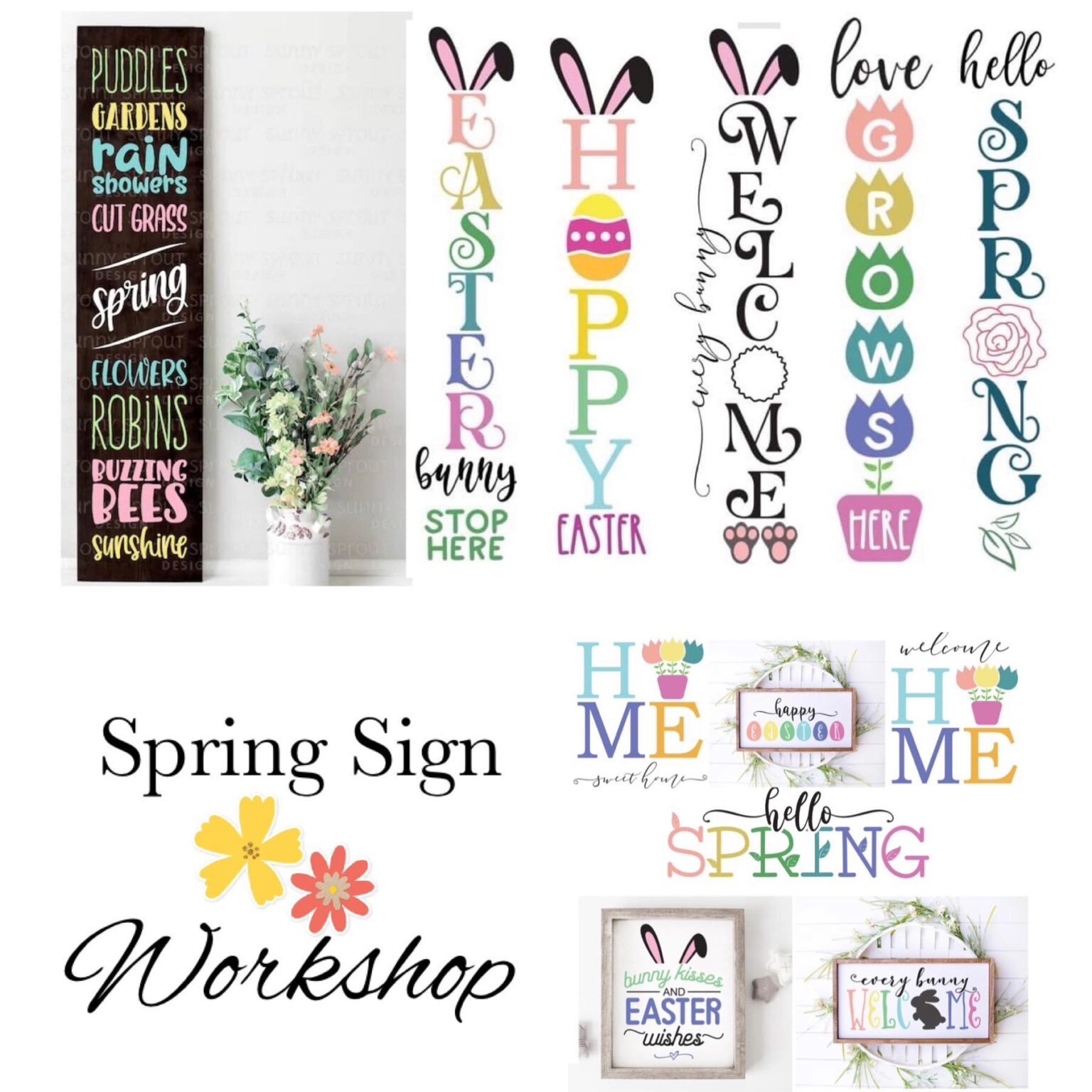 Spring & Easter Signs Workshop | Generations Boutique & Art Studio