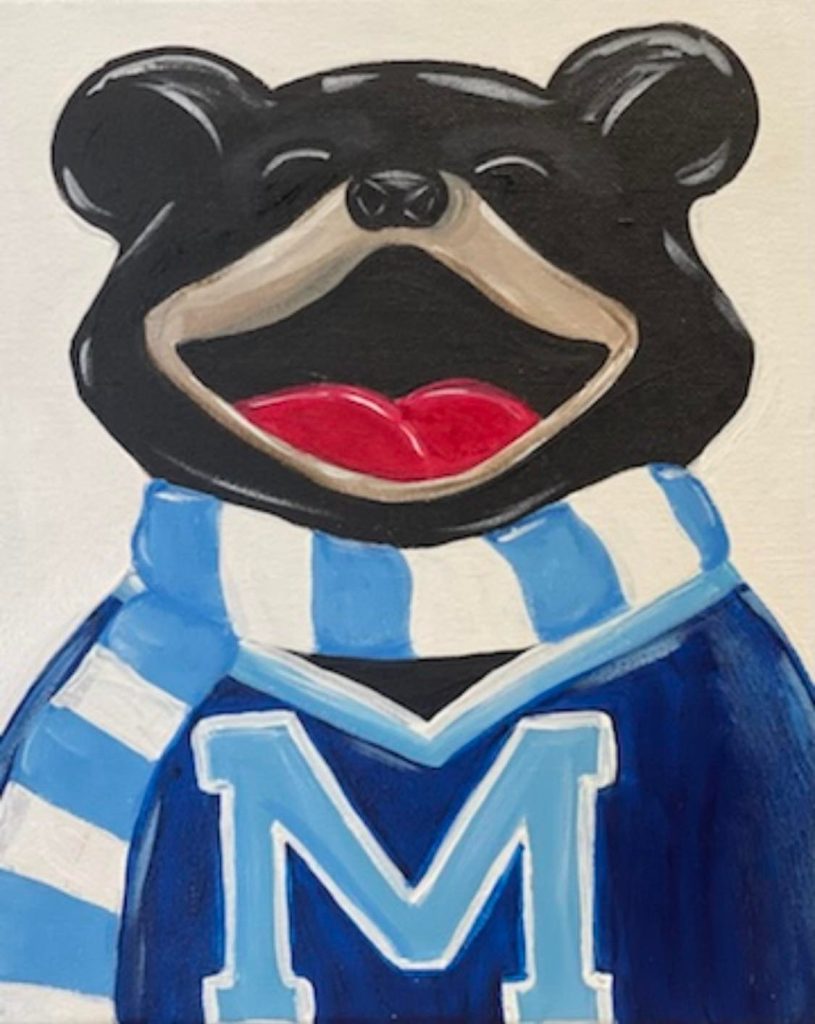 black bear painting