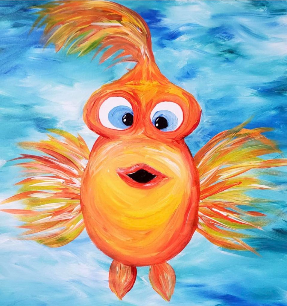goldfish painting